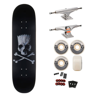 Zero Premium Skateboard with Indy Trucks, Triclops Wheels 8.25" Camp Bart