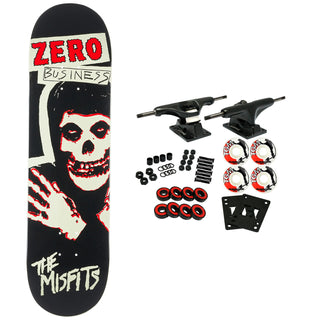 Zero Skateboard Complete Misfits Zero Business Glow 8.25" x 31.9"