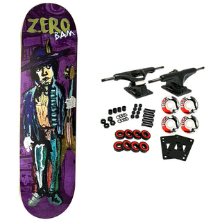 Zero Skateboard Complete Bam Margera Music Man 8.25"