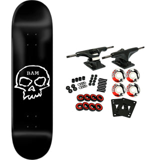 Zero Skateboard Complete Bam Margera Single Skull 8.25" x 31.9"