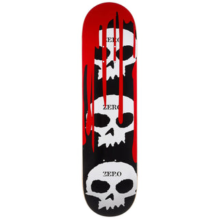 Zero Skateboard 3 Skulls with Blood 8.5" Krux, Independent, Spitfire Premium Kit