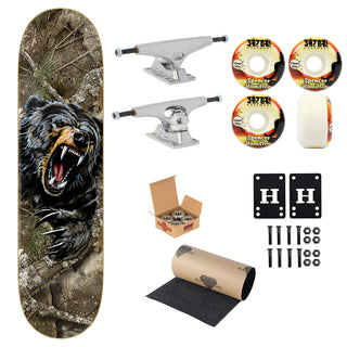 Zero Premium Skateboard Complete David Reyes Realtree Bear 8.25" Ft. Krux/Satori/Independent