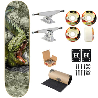 Zero Premium Skateboard Complete Kanaan Dern Teal Tree Gator 8.37" Ft. Krux/Satori/Independent