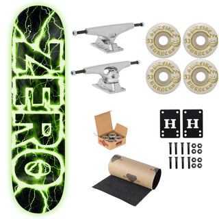 Zero Premium Skateboard Complete Lightning Glow Reissue 8.25" Ft. Krux/Spitfire/Independent