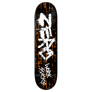 Zero Skateboard Deck Work Sucks Black Dip 8.5" x 32.3"