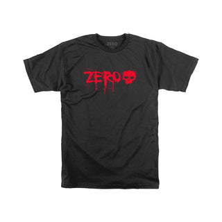 Zero Skateboards Shirt Blood Black