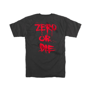 Zero Skateboards Shirt Zero or Die Black