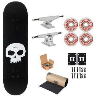 Zero Skateboard Single Skull 8.25" Krux, Independent, Spitfire Premium Kit