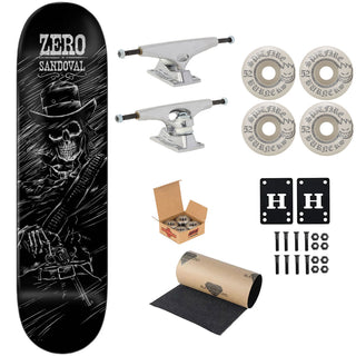 Zero Premium Skateboard Complete Tommy Sandoval Gunslinger Reissue 8.5" Ft. Krux/Spitfire/Independent