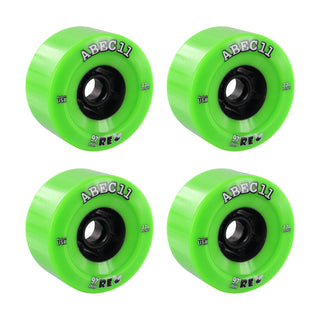 Abec 11 Longboard Wheels 97mm Refly 77A Lime/Black