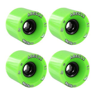 Abec 11 Longboard Wheels 75mm BigZig HD 80A Lime/Black