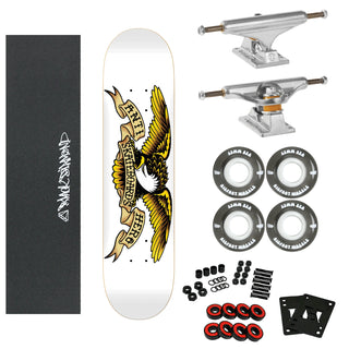 Anti Hero Complete Classic Eagle White 8.75" Independent Trucks, Soft Wheels