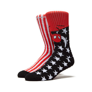Toy Machine Socks American Monster Black