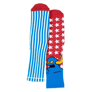 Toy Machine Socks American Monster Blue