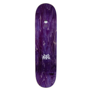 Metal Skateboard Deck Ancient Logo Yellow 8.625" x 32.25"