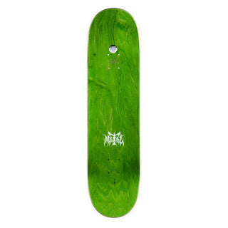 Metal Skateboard Deck Ancient Logo Black 8.375" x 32"