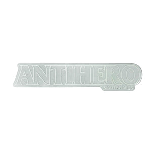 Anti Hero Black Hero Long White Sticker