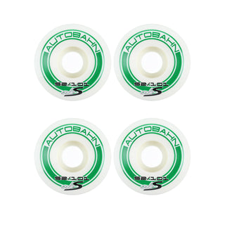 Autobahn Wheels 52mm GT1 Wide Body 101A White