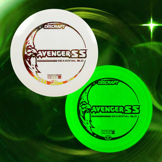 Discraft Disc Golf Glo Z Avenger SS Distance Driver 10/5/-3/1 Glow/Wonder 167-169g