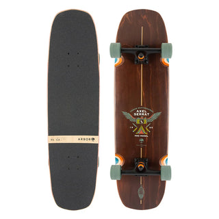 Arbor Longboard Crosscut Axel Serrat Pro 9" x 34" Downhill Cruiser