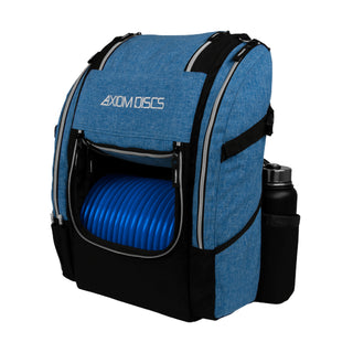 Axiom Discs Disc Golf Backpack Bag - Voyager Lite Backpack - Heather Blue