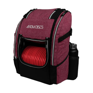 Axiom Discs Disc Golf Backpack Bag - Voyager Lite Backpack - Heather Red