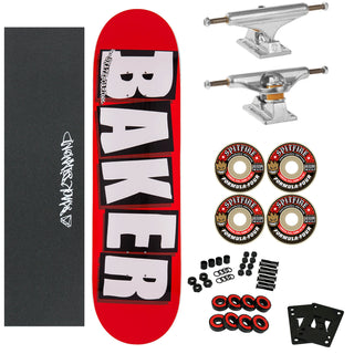 Baker Complete Brand Logo White 8.25" W/ Independent & Spitfire
