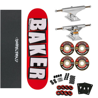 Baker Complete Brand Logo White 8.125" Independent/Spitfire Premium