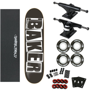 Baker Complete Logo Black 8.125" with 83A Soft Wheels