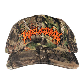 Welcome Skateboards Hat Barb Camo