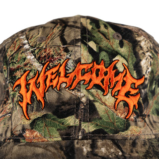 Welcome Skateboards Hat Barb Camo