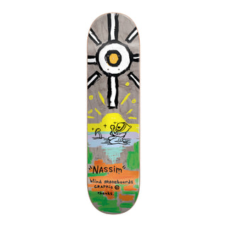 Blind Skateboard Deck Nassim Reaper Prey Super Sap Grey 8.0" x 31.7"