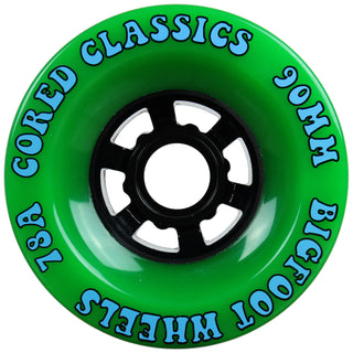 Bigfoot Longboard Wheels - 90mm 78a Cored Classics Green