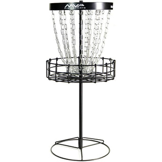 MVP Disc Golf Miniature Basket Black Hole Macro Catcher 39" Tall, 18" Diameter Target