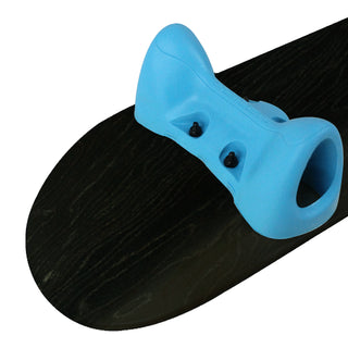 Softrucks Practice Complete - 8.0" Stained Black Deck / Blue Trucks