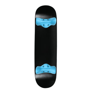 Softrucks Practice Complete - 7.75" Dipped Black Deck / Blue Trucks