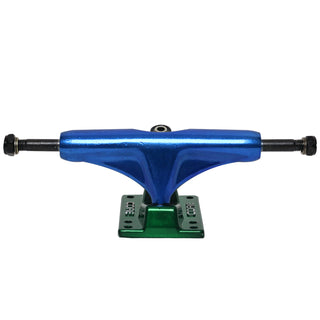 Core Hollow Trucks 5.0 (7.75") Anodized Blue With Green Base (Hollow Kingpin)