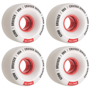 Globe Wheels Bruiser 62mm 88A White/Red
