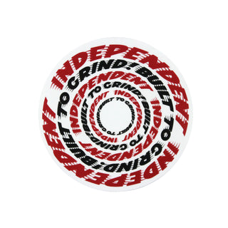 Independent Sticker Sticker BTG Speed Ring Red/Black 4"