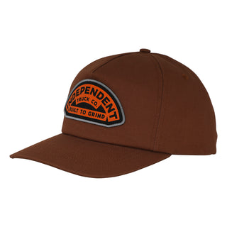 Independent Trucks Hat Built To Grind Onsite Snapback Brown