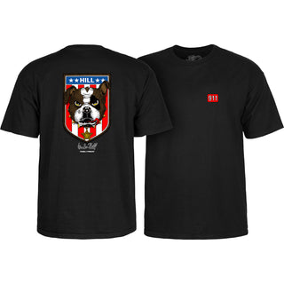 Powell Peralta Skateboard Shirt Hill Bulldog Black