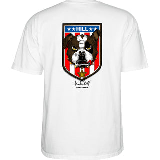 Powell Peralta Skateboard Shirt Hill Bulldog White