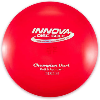 Innova Disc Golf Champion Dart Putter 3/4/0/0 Red/White 163 grams