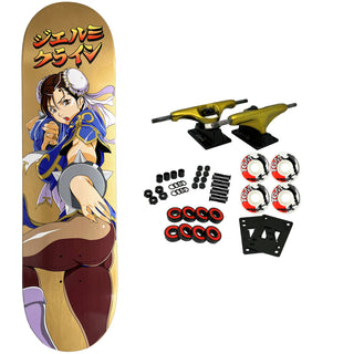 JK Industries Skateboard Complete Chun Li 2 8.25" x 32.25"