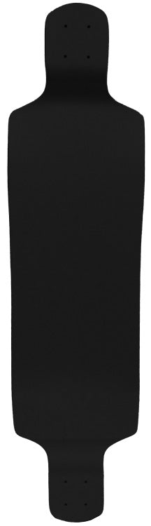 Longboard Moose Longboard Deck 10" x 39.8" Drop Down BLACK