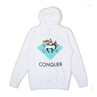 Diamond Supply Co. Hoody Conquer Zip White
