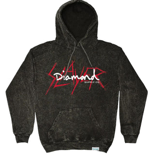 Diamond Supply X Slayer Hoodie Black