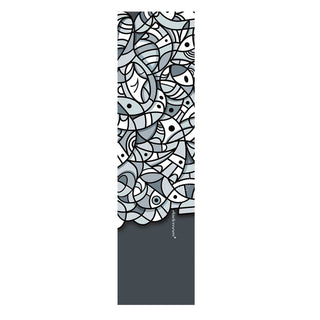 Darkroom Skateboard Griptape Tangled Graphic + Die Cut 9" x 33"