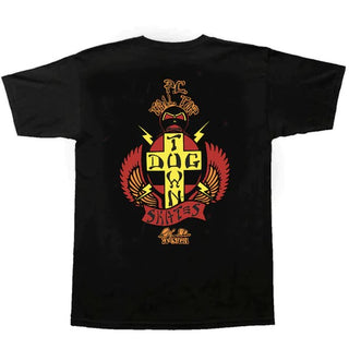 Dogtown Skateboards Shirt PC Tail Tap OG 70s Black