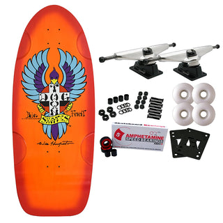 Dogtown Skateboard Complete Big Foot OG 70s Classic Orange/Red 11.788" x 30.824"